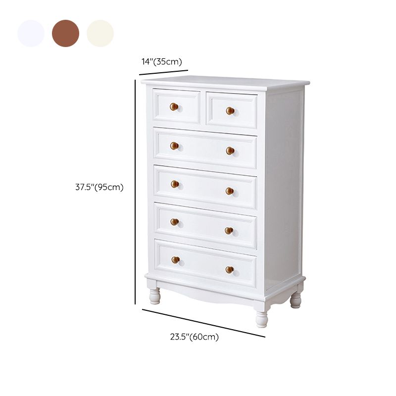 Contemporary Chest Knobs Solid Wood with Drawer Rectangle Accent Chest