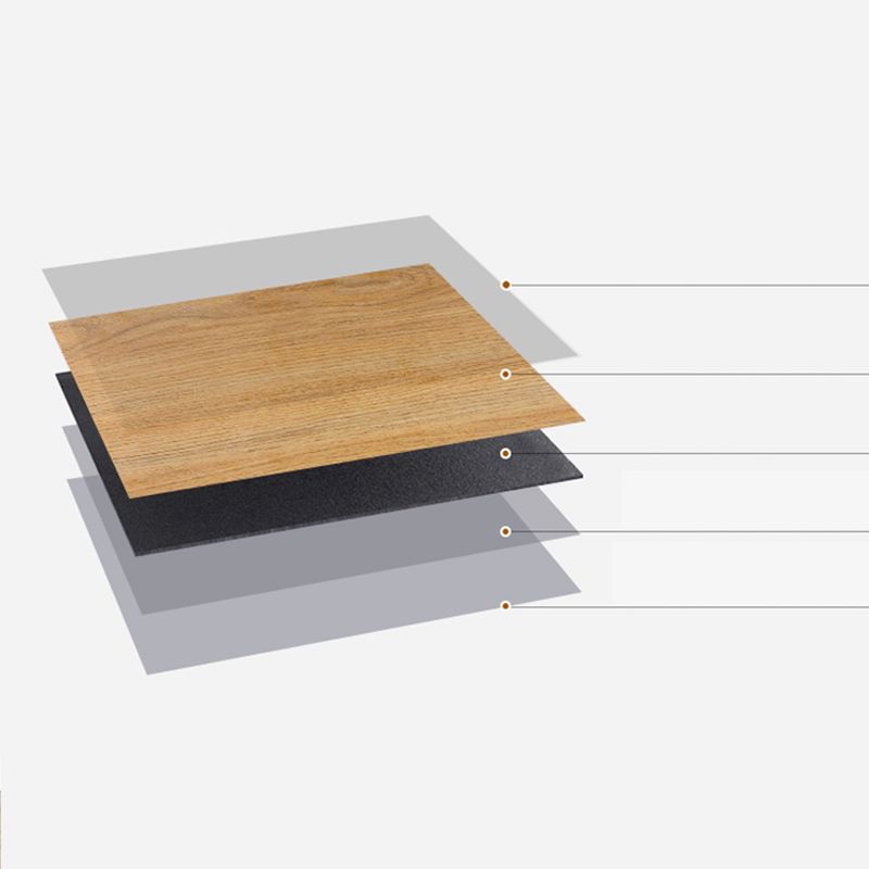 Modern Peel & Stick Mosaic Tile Plastic Wood Look Fade Resistant Vinyl Plank