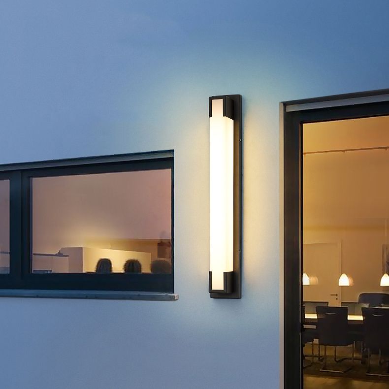 Lampada da montaggio a parete rettangolare per il balcone per balcone per balcone.