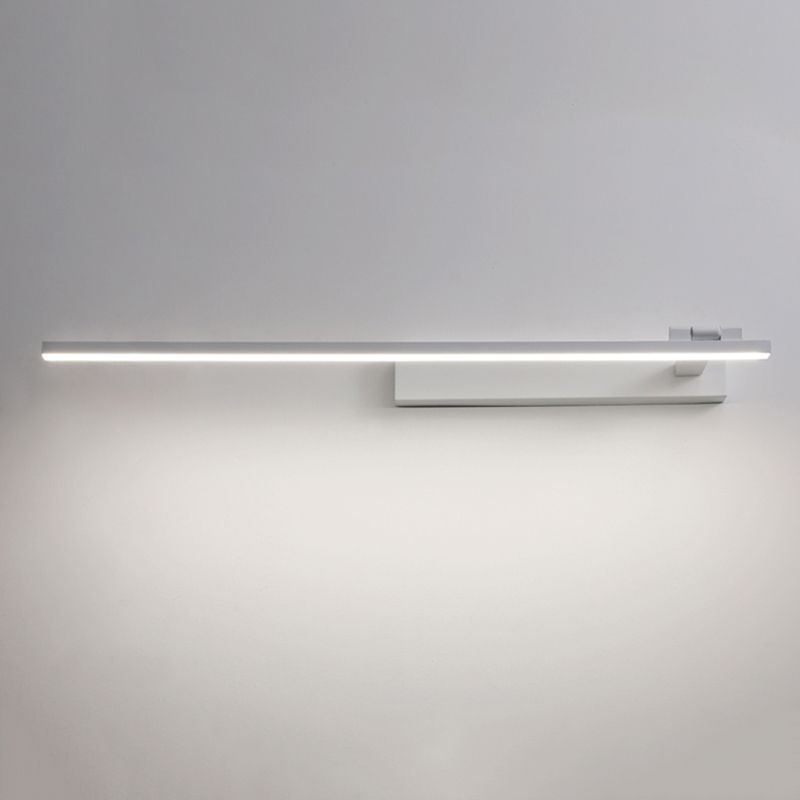 Linear Acrylic 1-Light Vanity Wall Sconce Minimalism Wall Mounted Lamp for Bathroom