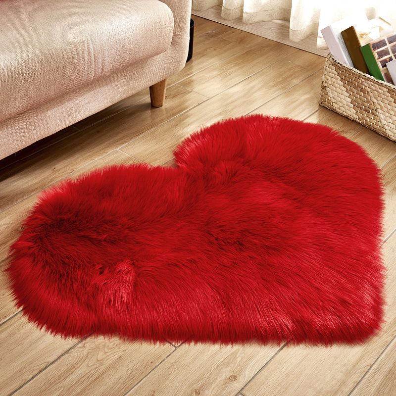 Modern Solid Color Carpet Leisure Polyester Shag Rug Non-Slip Backing Carpet for Living Room