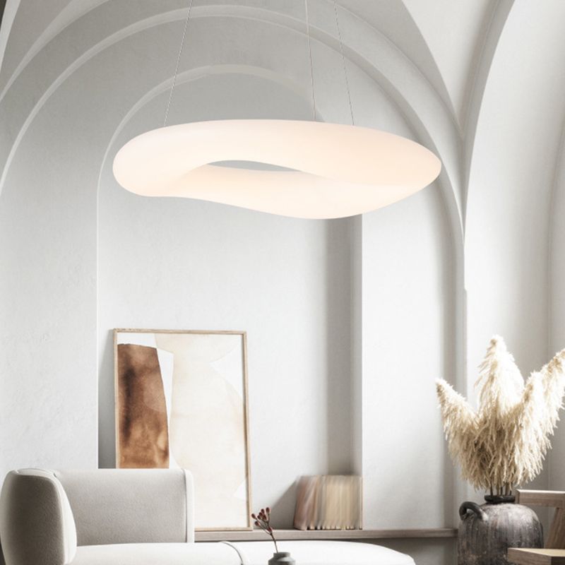 Lámpara colgante de LED de estilo simple moderno dormitorio de la sala de estar colgante