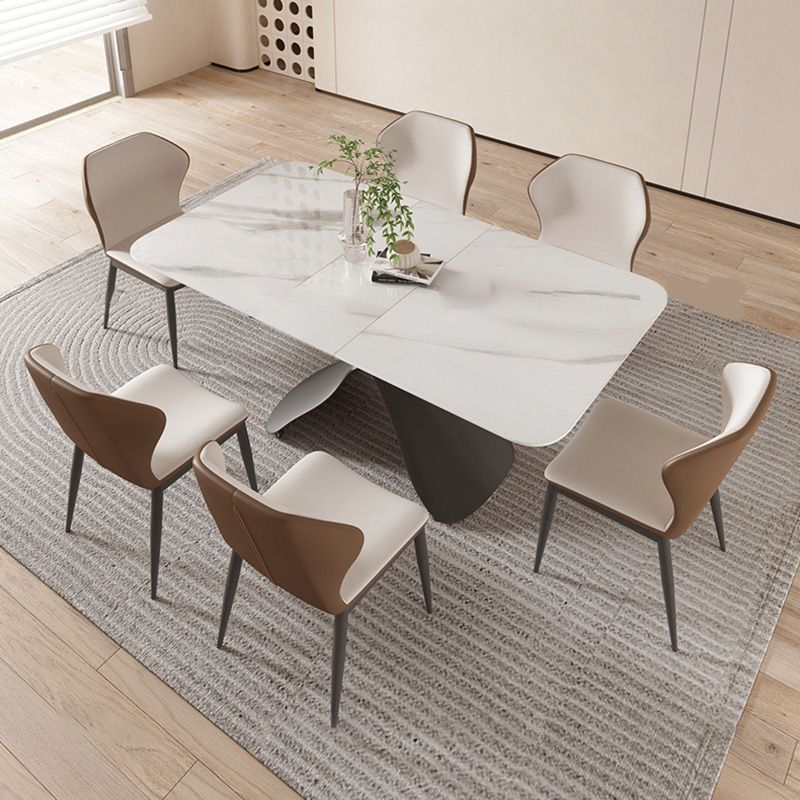 No Distressing Slate Coffee Table Rectangle Cocktail Table for Bedroom