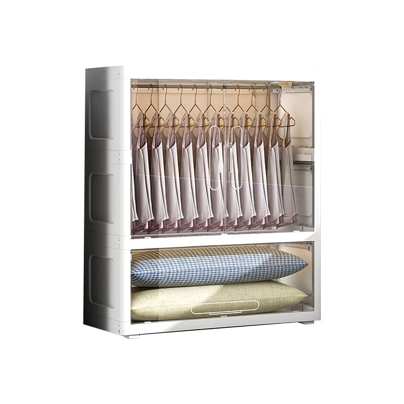 Hinged Wardrobe Cabinet Contemporary Plastic Wardrobe Closet