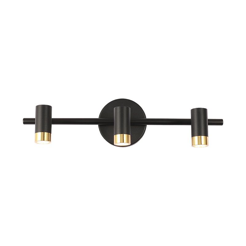 Modern Simple Style Iron Vanity Light Cylinder Shape Vanity Lamp for Shower Room