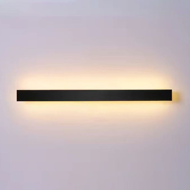 Metal Strip Wall Light Modern Linear Wall Light Sconce for Bedroom