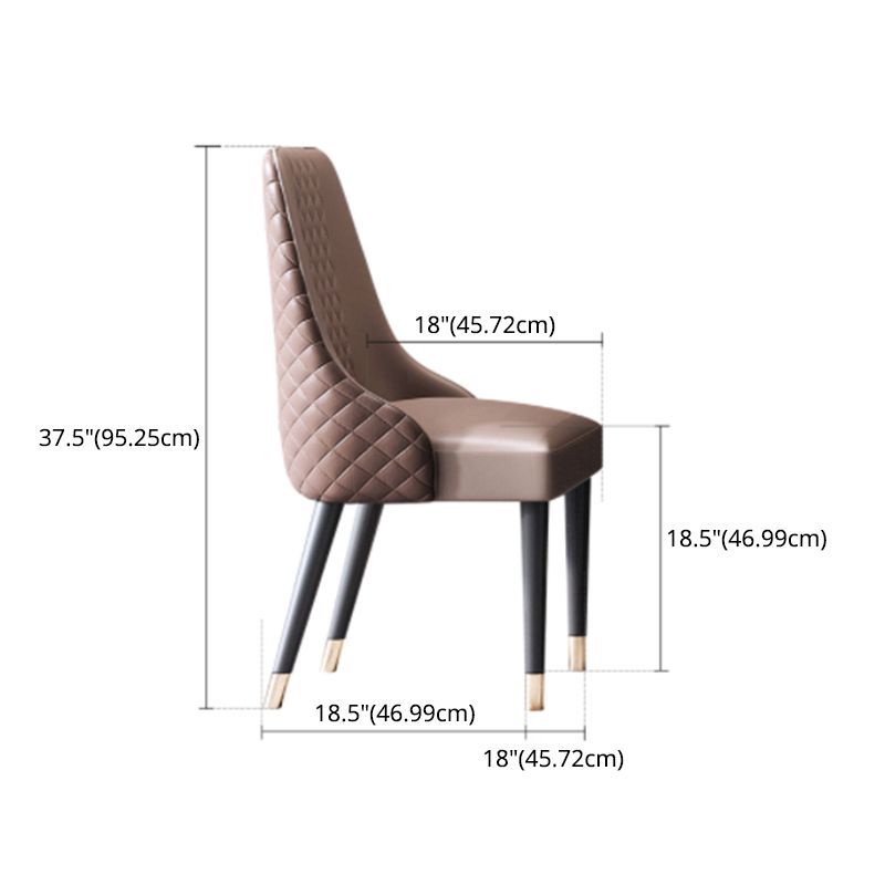 Minimalistischer Esszimmer Set rechteckig gesinterte Stein Esstisch mit Metallbasis