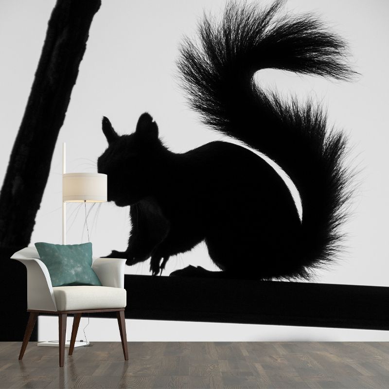Modern Style Illustration Mural Wallpaper Animal Indoor Wall Mural