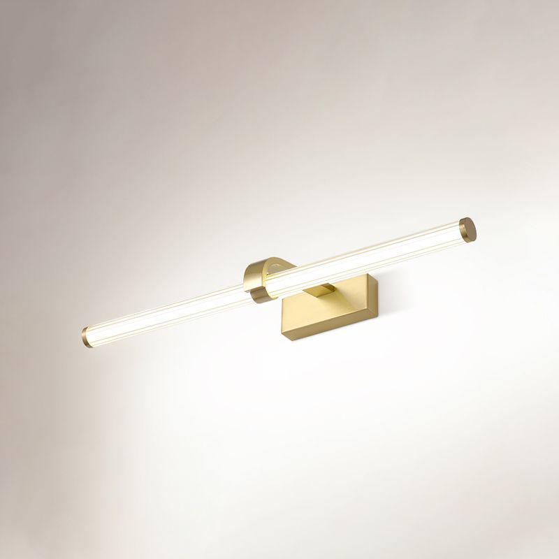 Luci da vanità LED a LED a specchio moderno con ombra acrilica