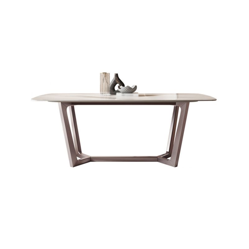 Nordic Sintered Stone Dining Set Rectangle 1/2/5/6/7 Pieces Dining Table with Chairs