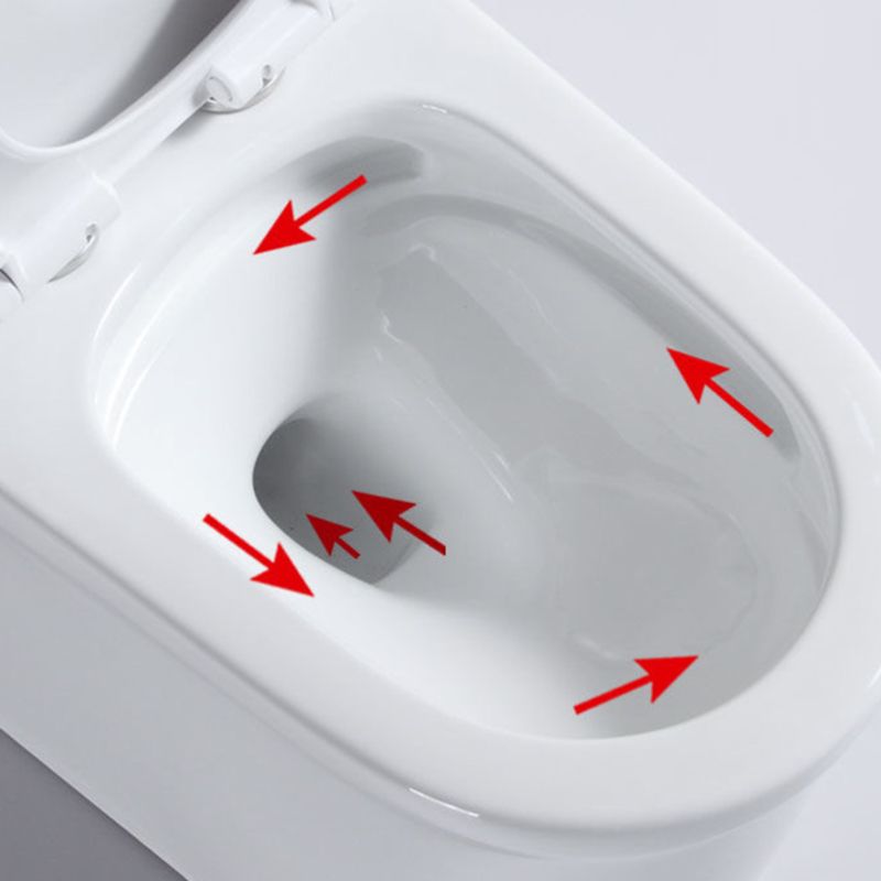 Modern One-Piece Flush Toilet Floor Mount Urine Toilet for Washroom