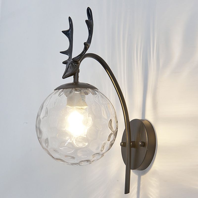 Modern Wall Sconce Lighting Glass 1 Light Wall Lighting Fixtures for Dining Room