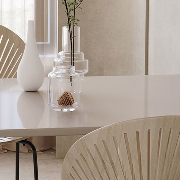 Dining Room Dinner Kitchen Table Contemporary Stone Dining Table