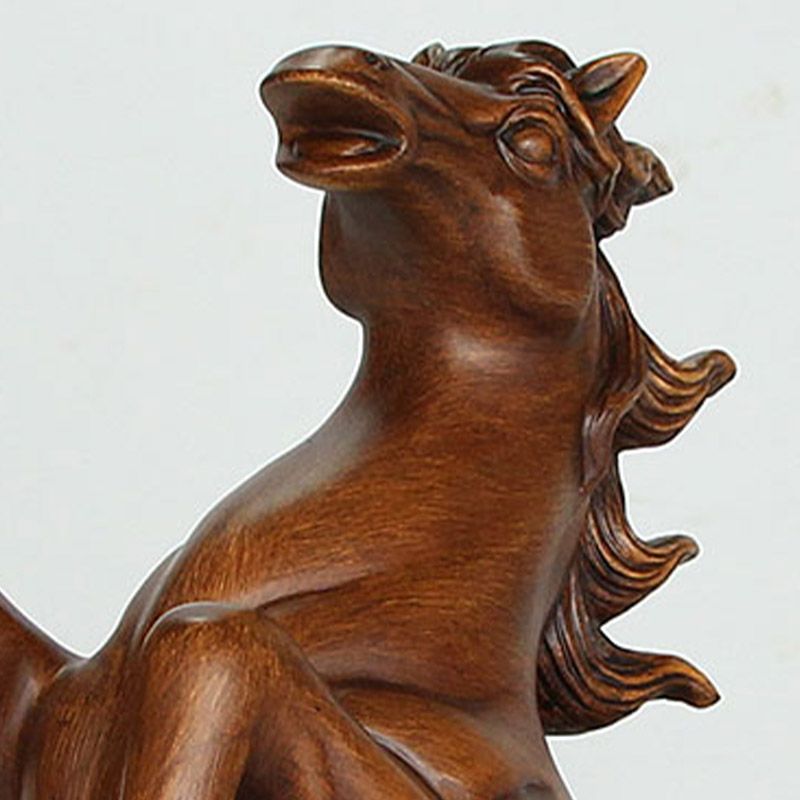 Modern Simple Tabletop Wine Rack Horse Shape Resin Wine Bottle Rack for Kitchen