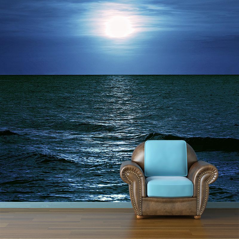 Customized Beautiful Sea Mural Eco-friendly for Living Room Decoration