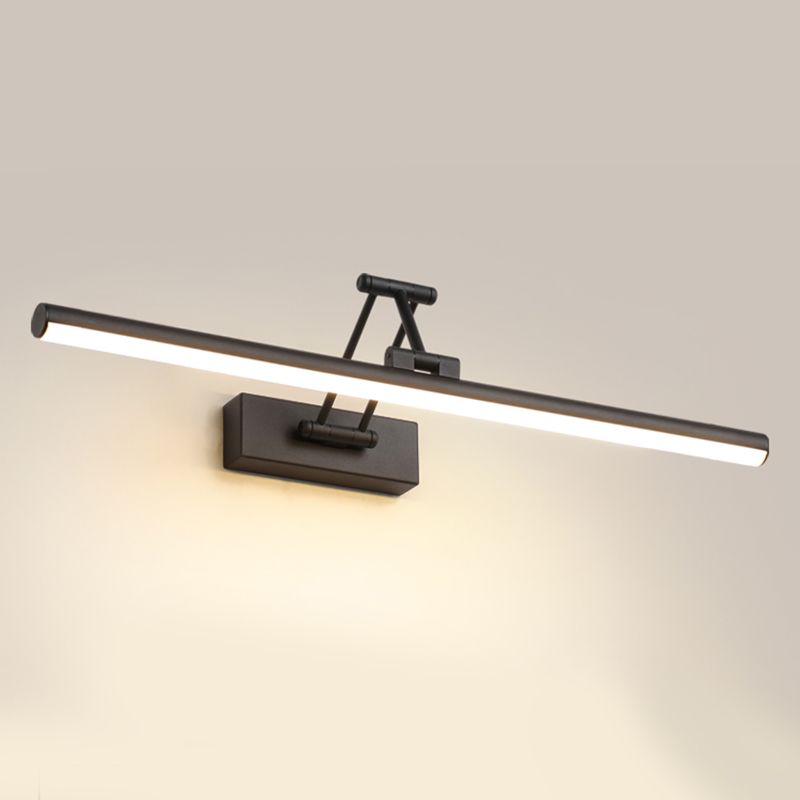 Modern Simple Metal Vanity Light Cylinder Shape Scalable Vanity Lamp for Shower Room