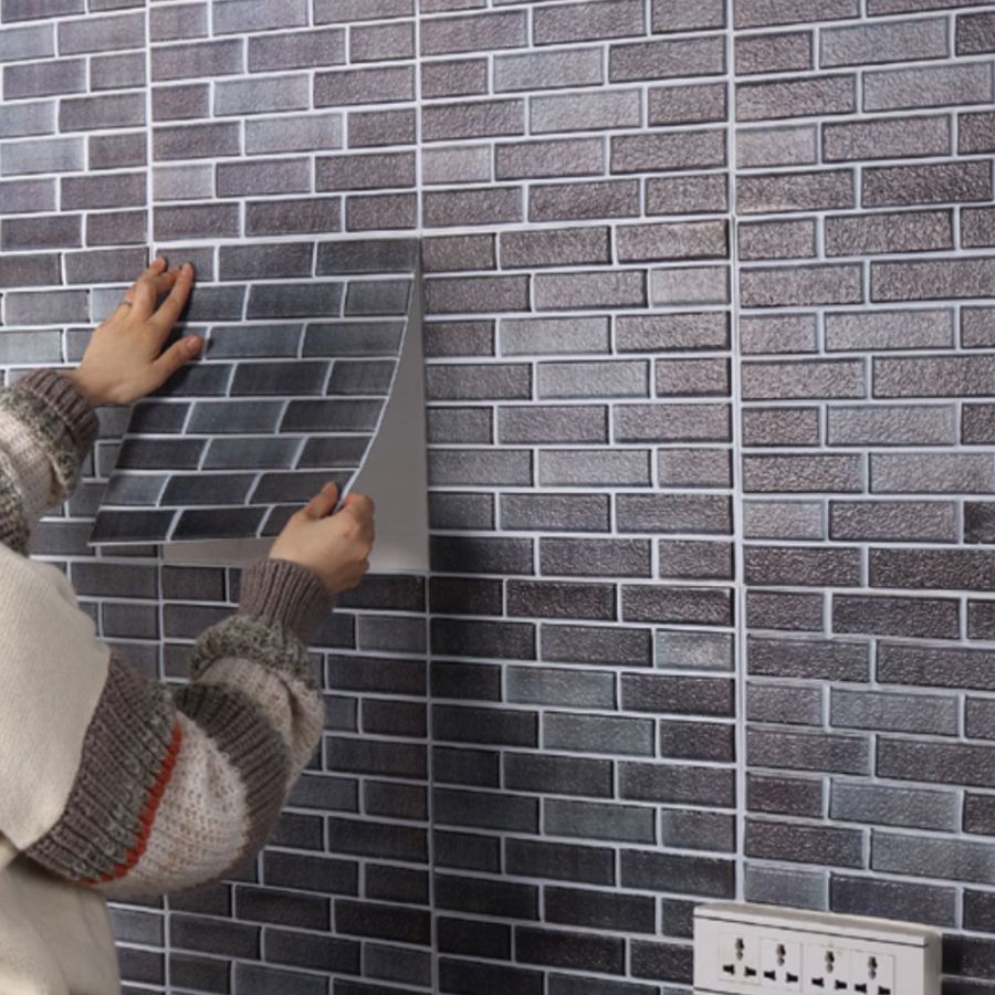 3D Embossed Backsplash Panels Plastic Backsplash Panels with Waterproof