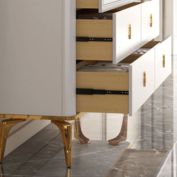 Modern Storage Chest Dresser Horizontal Storage Chest with Drawers