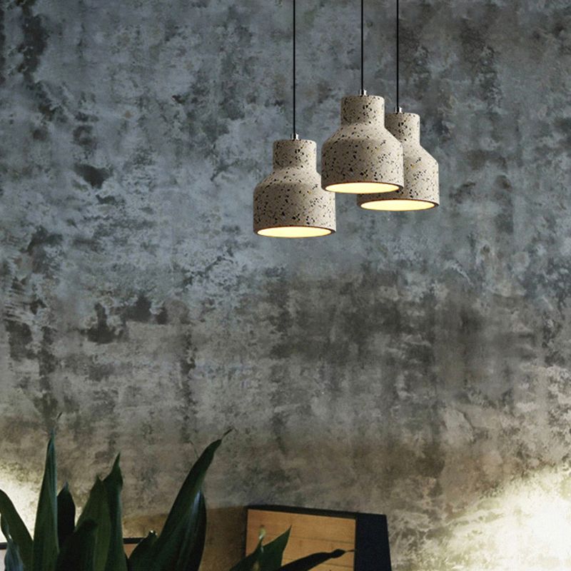 Noordse 1-licht hanglamp, minimalistisch marmerhangend licht voor woonkamer