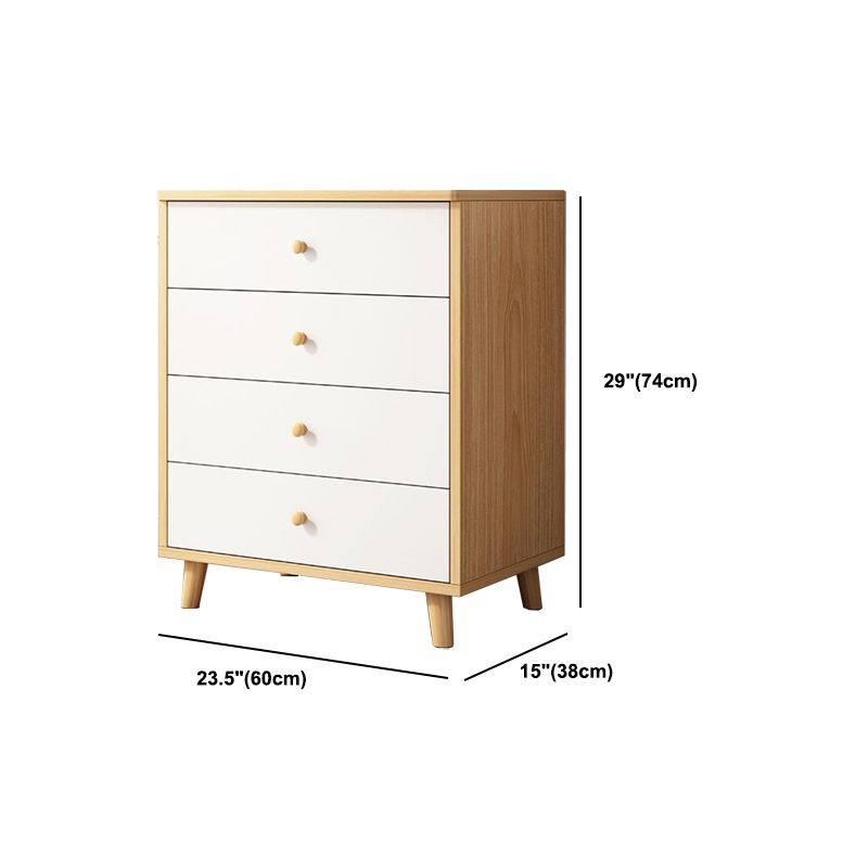 14.96" Wide Modern Wood Accent Chest with Drawer Rectangle Accent Cabinet