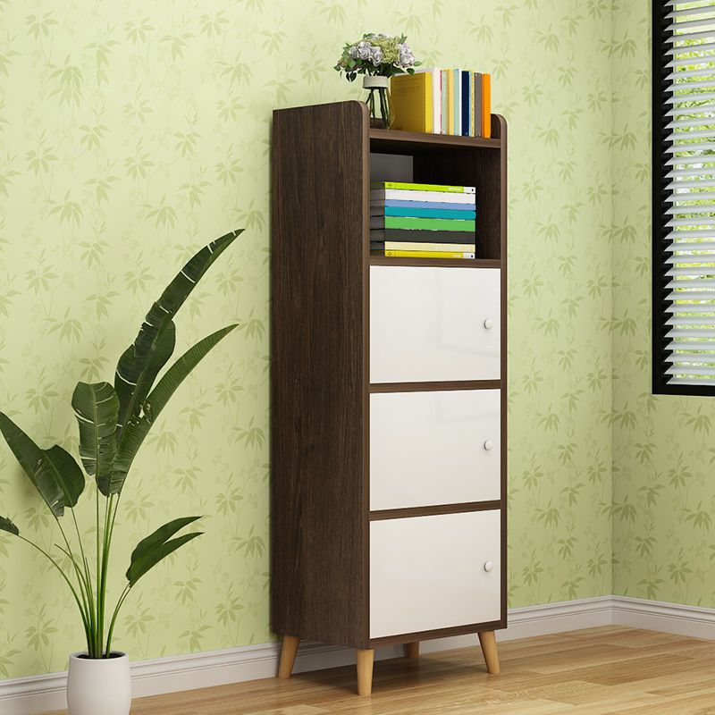 9.84" Wide Accent Cabinet Rectangle Contemporary Wooden Storage Cabinet