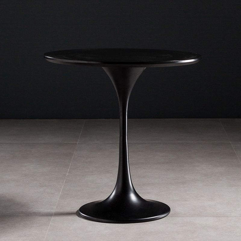 23.6" Tall Ironcraft Pedestal End Table Solid Wood Side Table