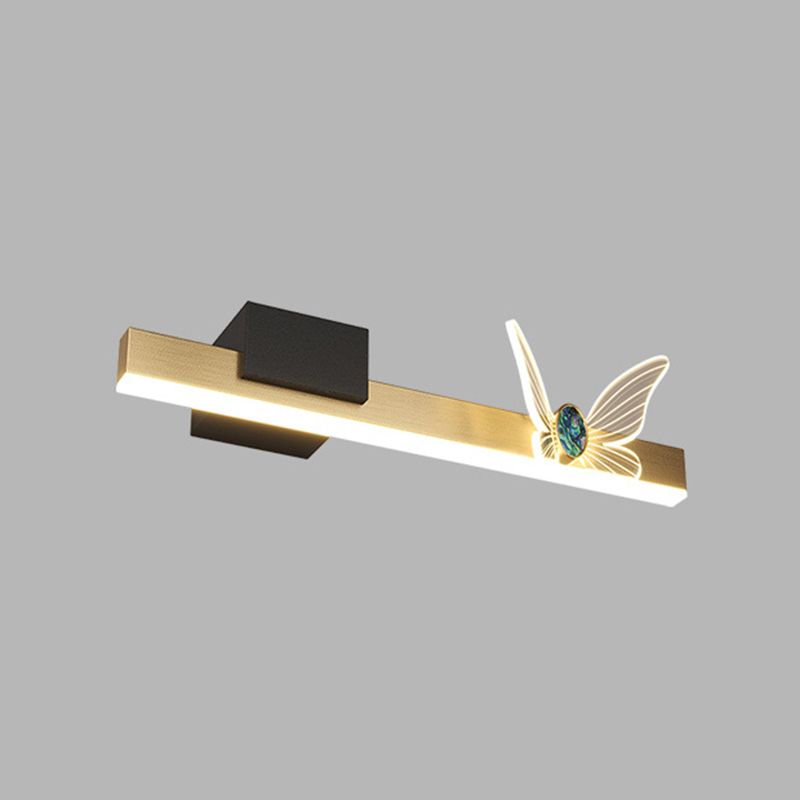 Rectangular Vanity Sconce Modern Minimalist Style Aluminum Vanity Light