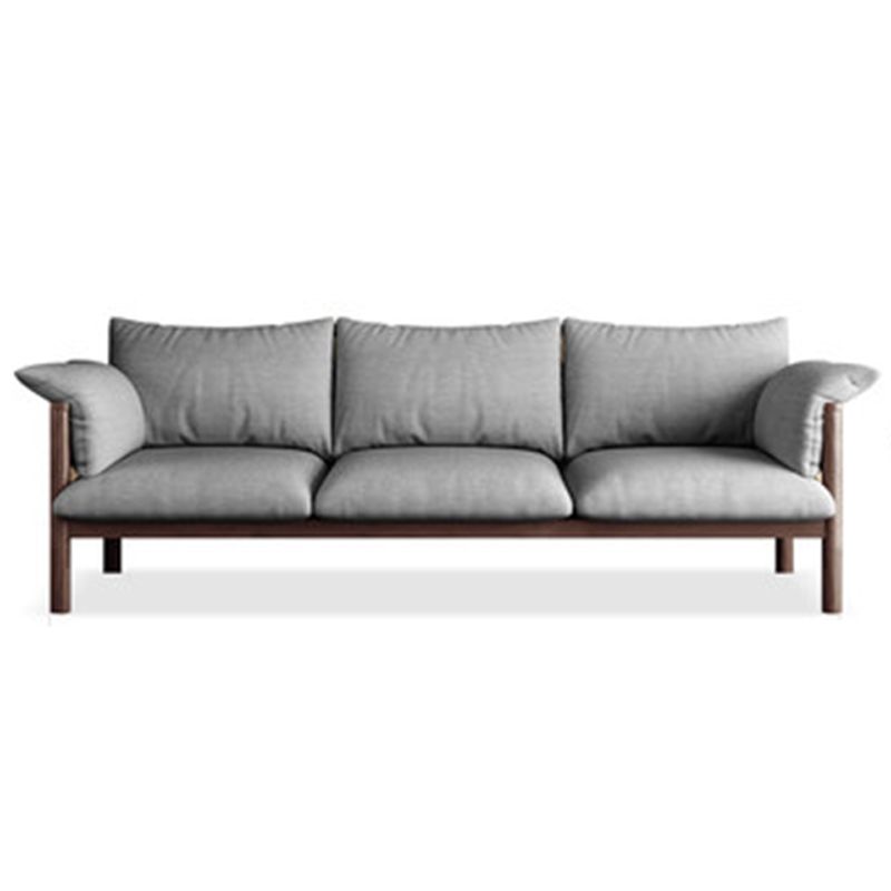 Zeitgenössisches Quadratarm Standard -Sofa mit Stirnkissen für Wohnzimmer, Wohnung