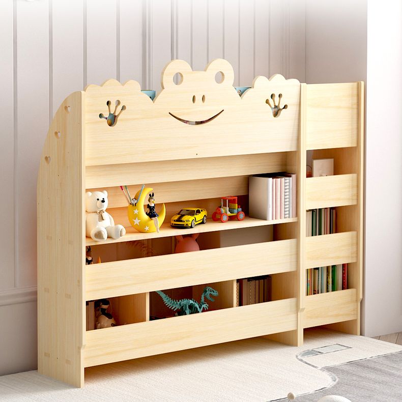 Modern Style Bookcase Solid Wood Bookshelf for Home Office Use