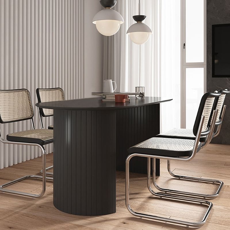 Doppelte Sockelmöbel zeitgenössischer Stil Kiefer Massivholz Esszimmer Sammlung