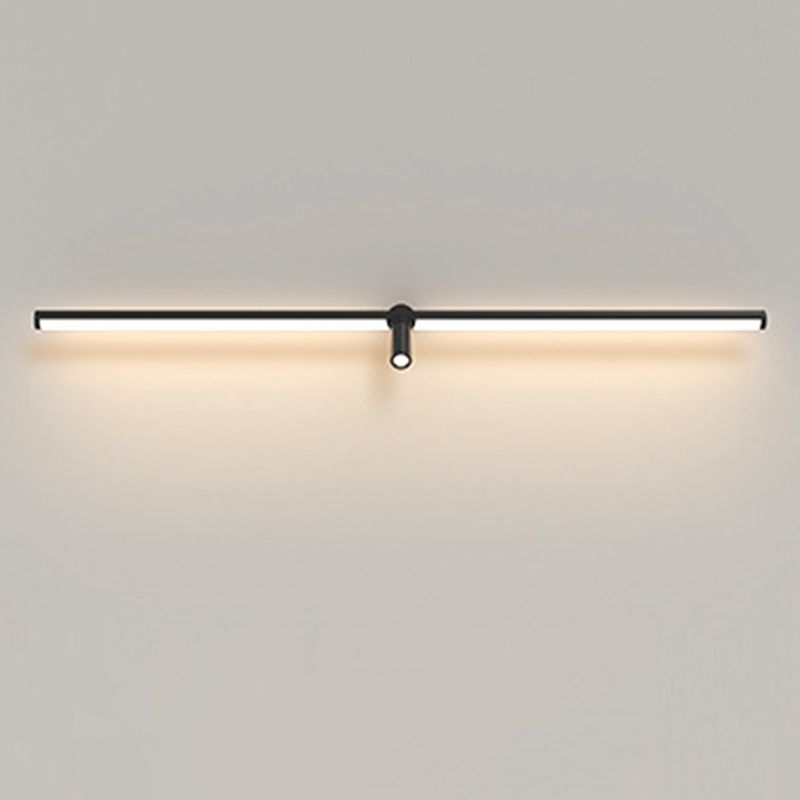 Moderne minimalistische stijl lineaire ijdelheid muur verlichting armaturen metaal 2 lichten ijdelheid lamp voor woonkamer