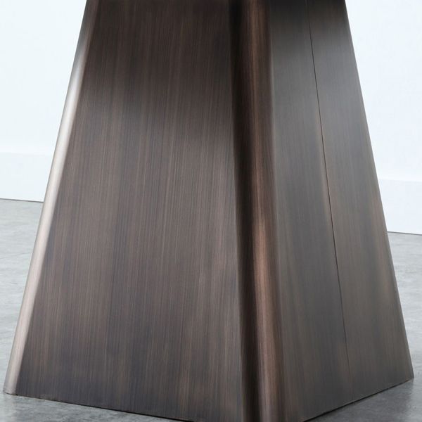 Contemporary Sintered Stone Dining Table Round Dining Room Table