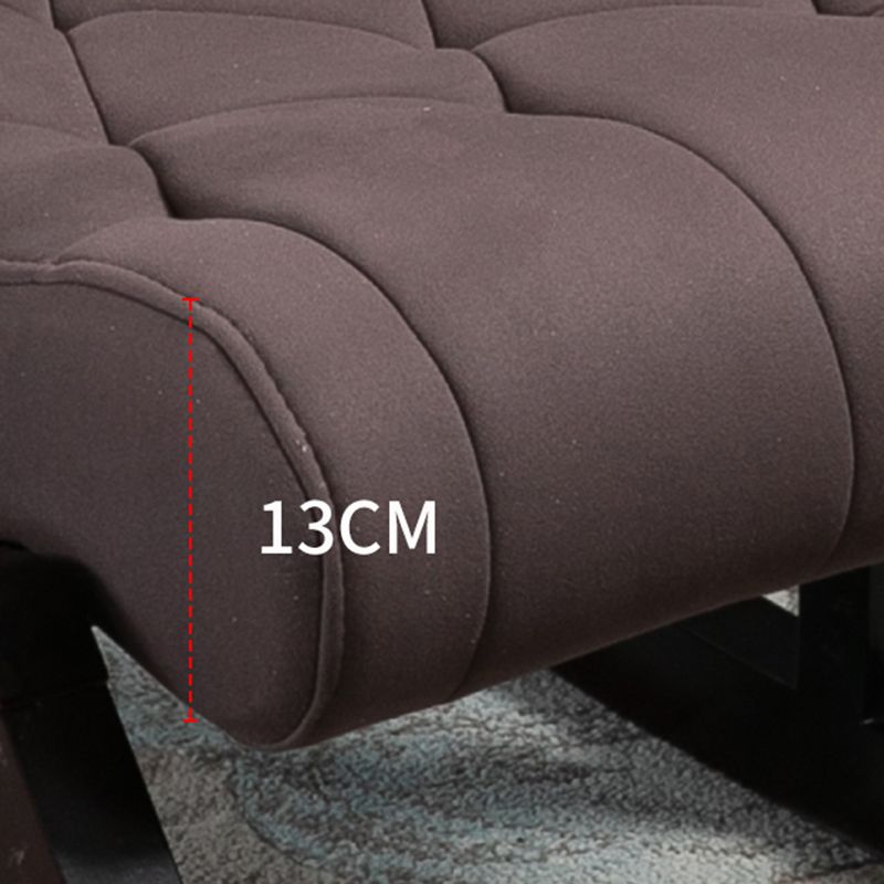 Mid Century Modern Rocking Chair Reclining with Cushion Rocker Chair 26.4" x 49.2" x 33.9"