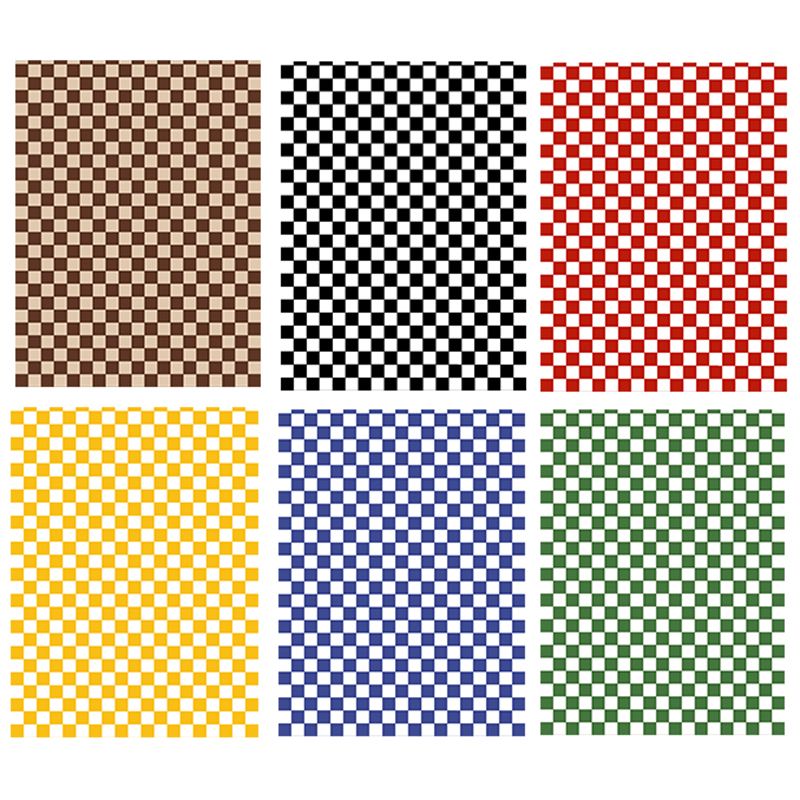 Solid Color Modern Area Carpet Polyester Gingham Indoor Rug Anti-Slip Backing Carpet for Living Room