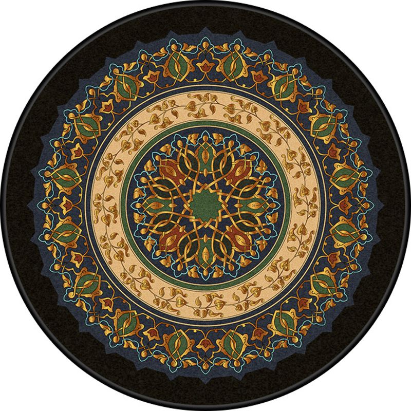 Multi Colored Moroccan Area Rug Synthetics Seamless Geometric Shapes Rug 356 Carpet for Living Room