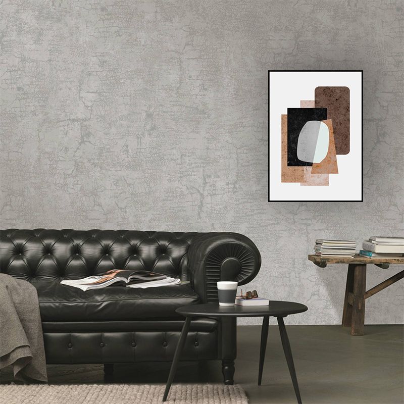 Textured Geometric Wall Art Decor Minimalistic Canvas Print in Soft Light for Home