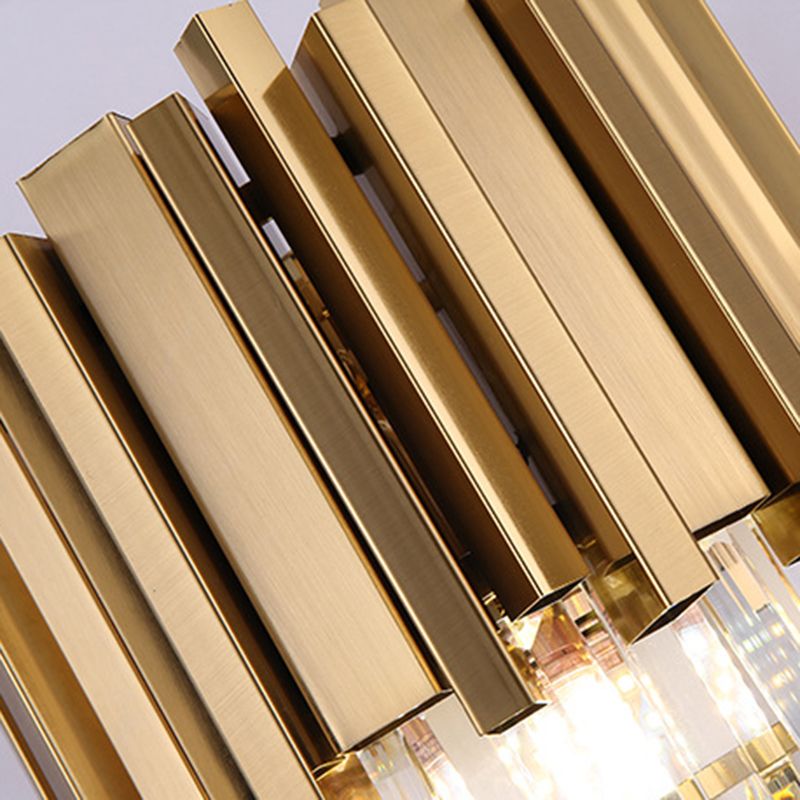 Contemporary Crystal Wall Lamps Metal Wall Light Fixtures for Bedroom