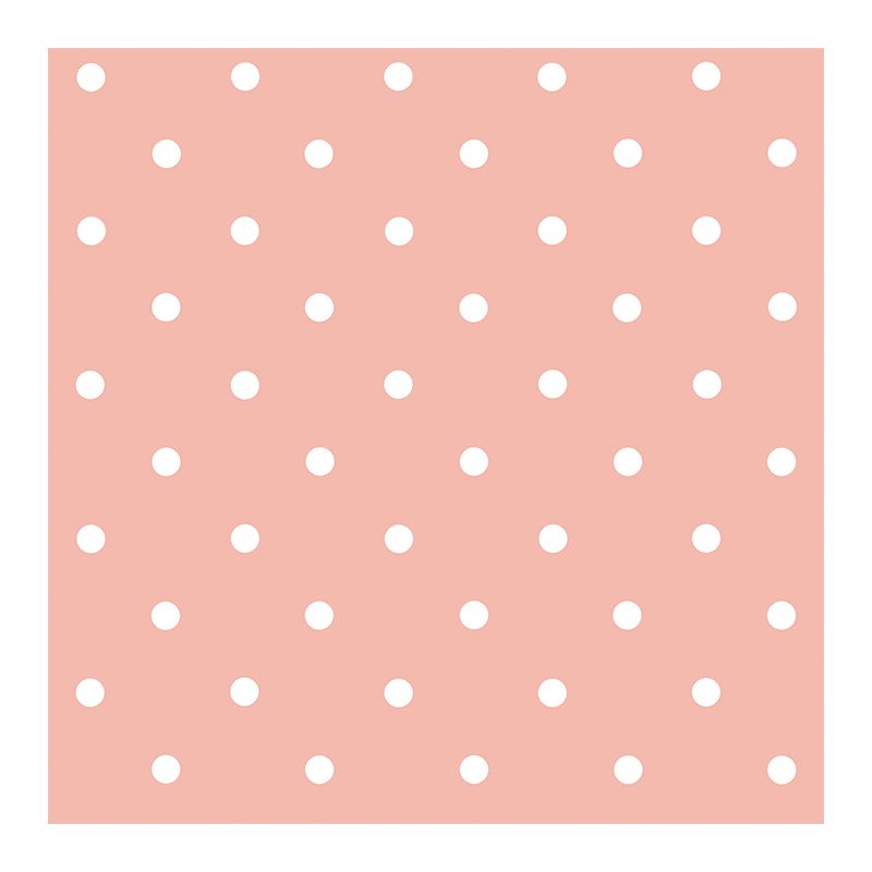 Polka Dot Mildew Resistant Wallpaper Illustration Sleeping Room Wall Mural