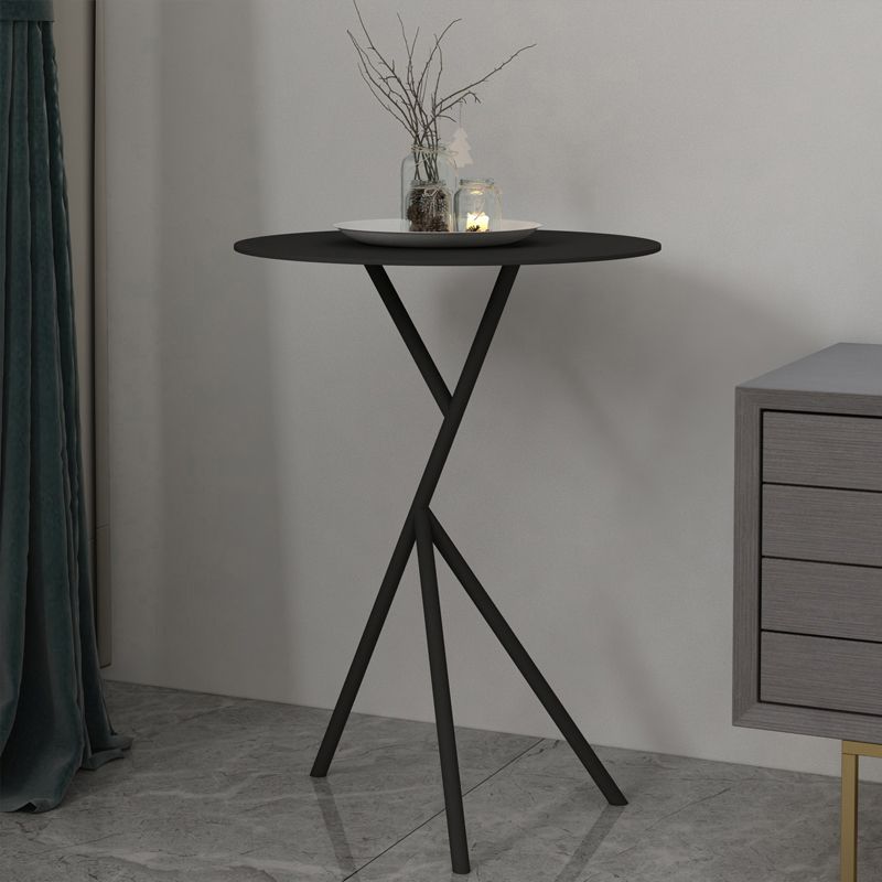 Round 3 Legs Base Design Metal Table Medieval Modern Style Side Table