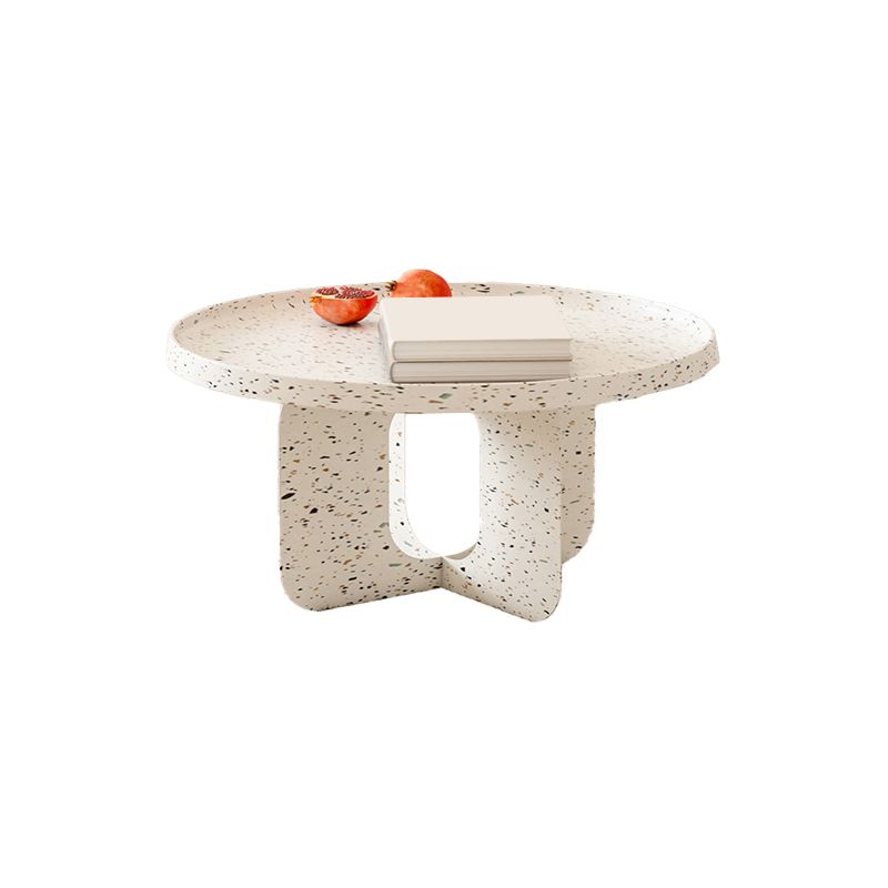 Abstract Coffee Table Modern Metal Tray Top Coffee Cocktail Table
