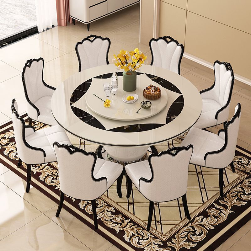 Pedestal Casual Dining Room Kitchen Home Furniture Round Dinner Table