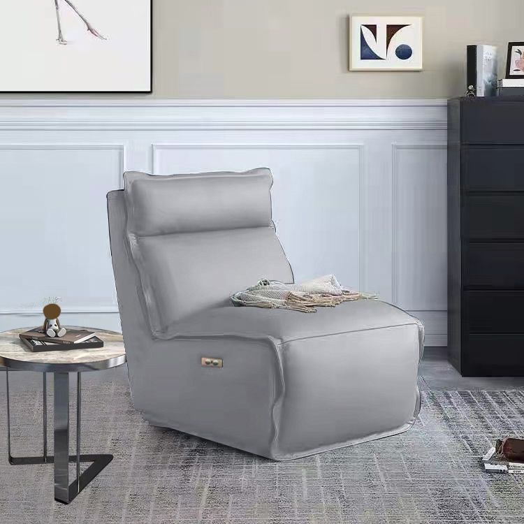 Leather Electric Standard Recliner Modern Minimalist Household Single Recliner