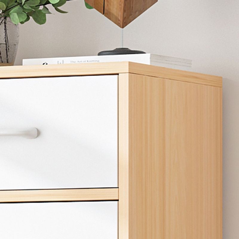 Contemporary Wood Storage Cabinet Modern Drawers Included Accent Chest