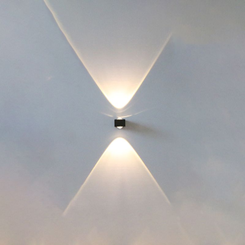 Multi -Lichter quadratische Wandleuchten moderner Metallwandmontagelampen im modernen Stil