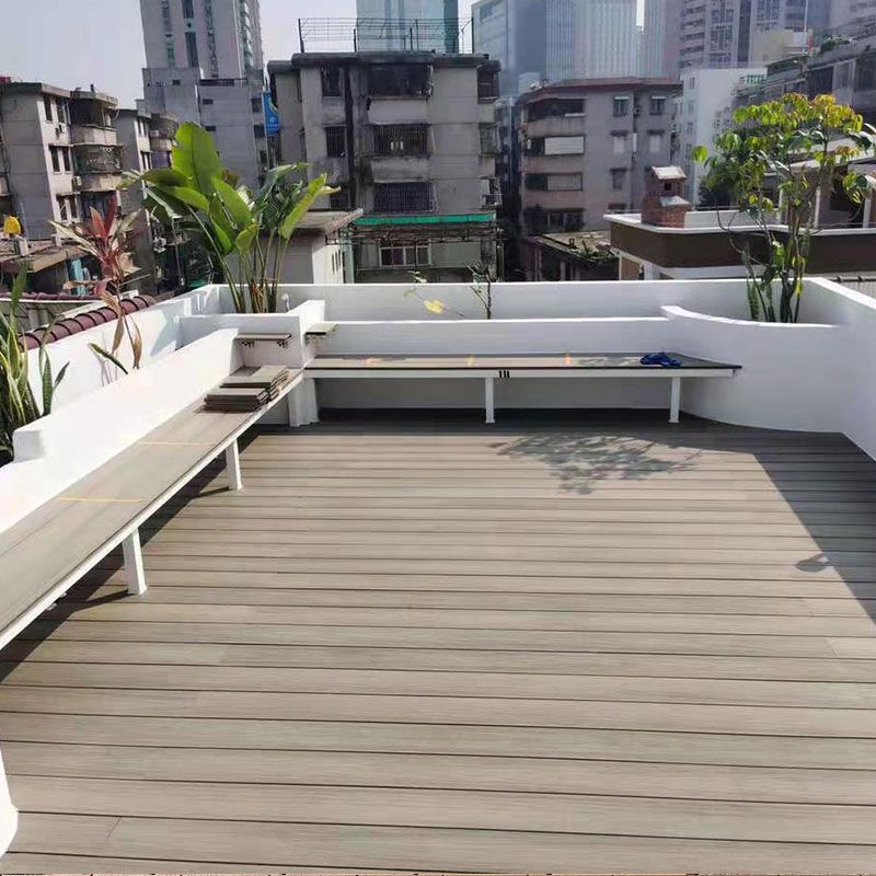 Modern Plastic Wood Laminate Scratch Resistant Laminate Plank Flooring for Outdoors