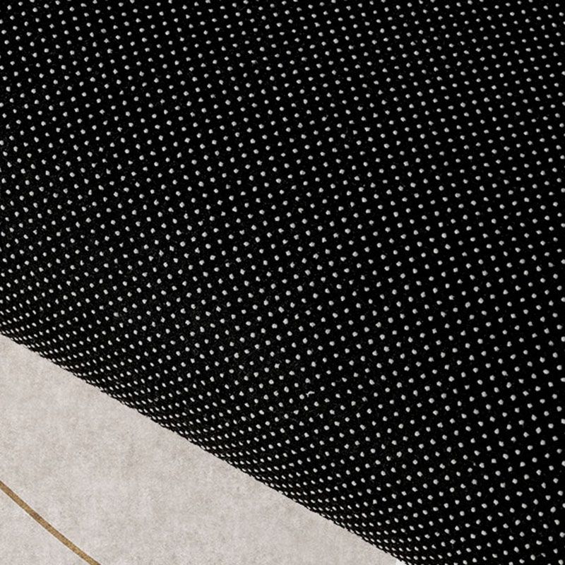 Modern Oval Carpet Minimalist Polyster Indoor Rug Washable Area Carpet for Living Room