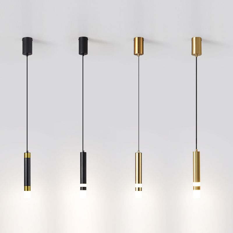 Lumière suspendue métallique