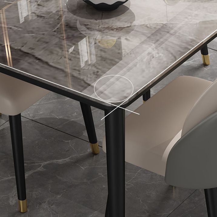 Glam Style Rectangle Dining Set 1/2/5/7 Pieces Dining Set for Dining Areas