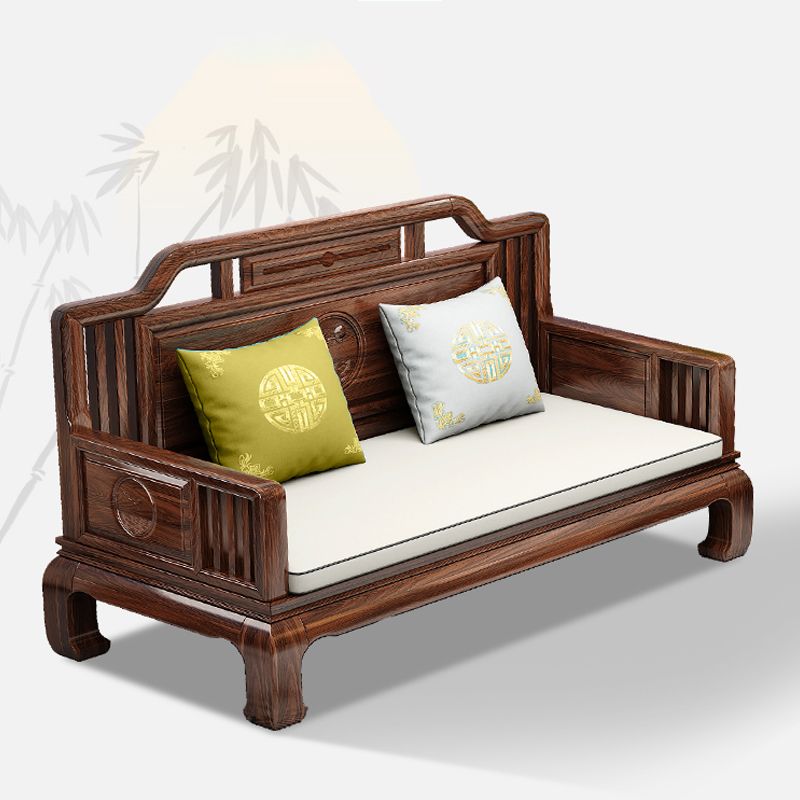 Scandinavian Sectional Sofas Solid Wood Brown Sectional Couch