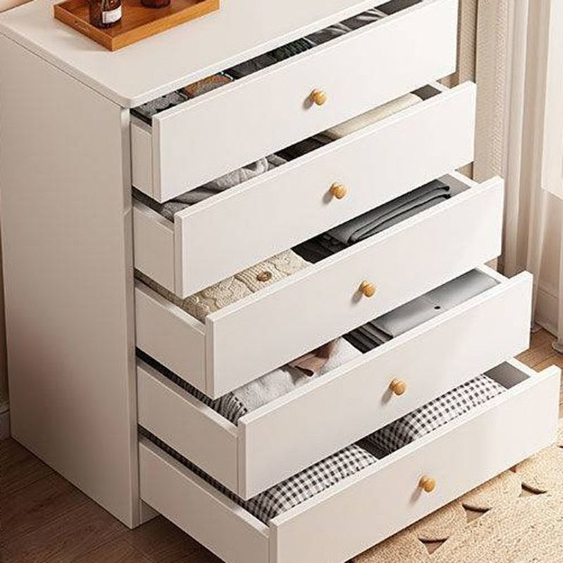 Wood Accent Chest with Drawers 12.59" Wide Modern Standard Accent Chest